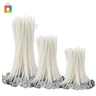 100 шт.компл. оригинальная Бездымная свеча фитиль соевого воска фитиль домашняя плетеная свеча фитиль керосиновая лампа восковая проволока деревянный восковой фитиль уютный