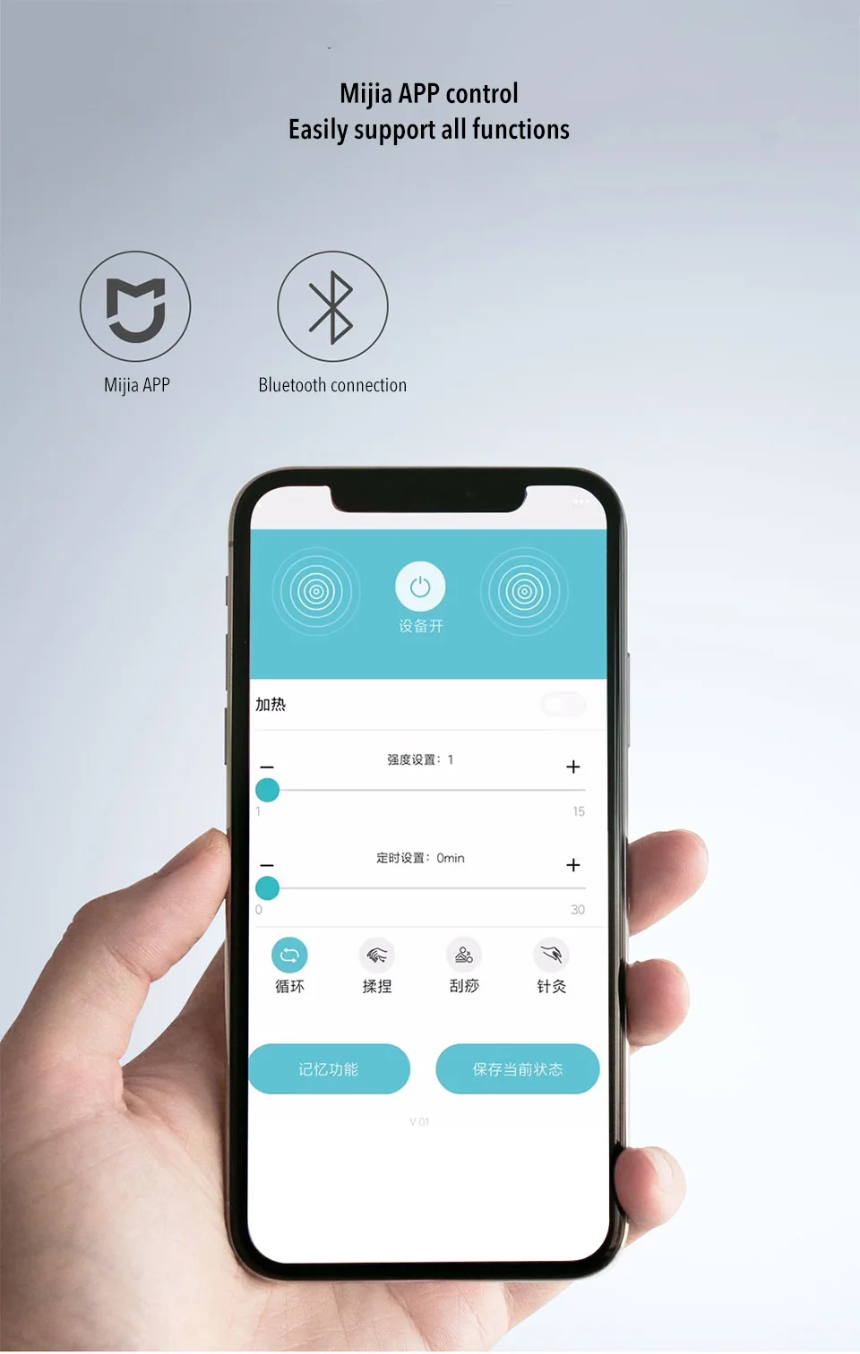 Xiaomi Mijia шейный массажер G2 хиропрактический шейный протектор шеи Многофункциональный горячий компрессионный Электрический физиотерапия