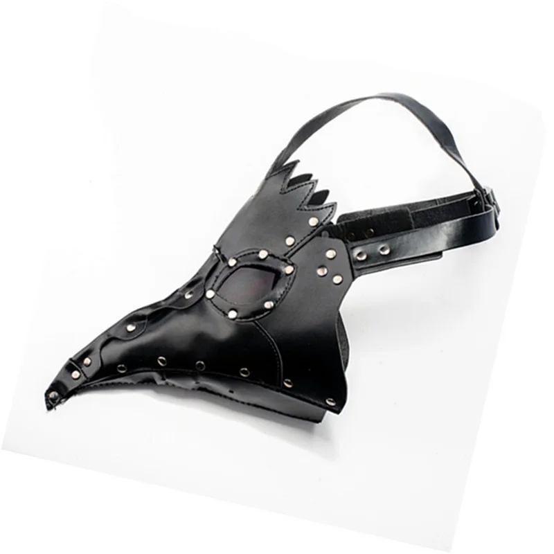 Маска Чумного доктора Орел клюв стимпанк Длинный Нос Маски черный ПУ птицы