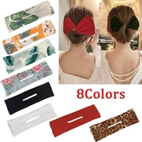 elastic hair band ropes women girls twist clips hair ties scrunchies rubber bands ponytail holders hair accessories