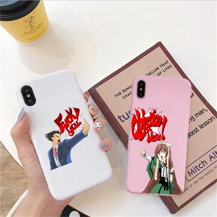 Ace attorance цветной Мягкий силиконовый чехол для телефона iphone 6 6s 6plus 7 7plus 8 8plus X XR XS