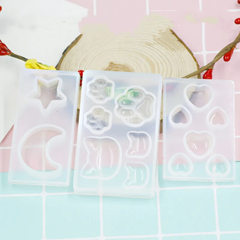Формы для пластилина Кот медведь Луна супер светильник глина поставки слаймов DIY