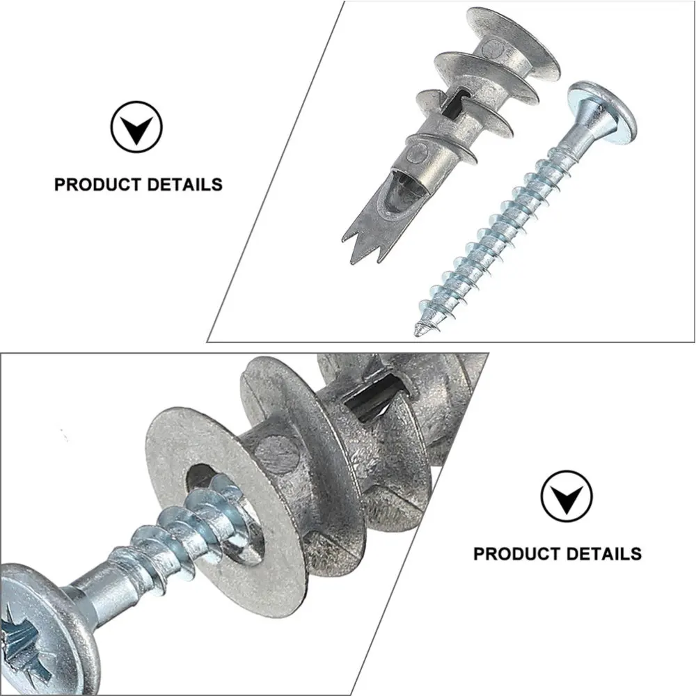100 шт. Винтовые крепления изящные многофункциональные настенные анкеры