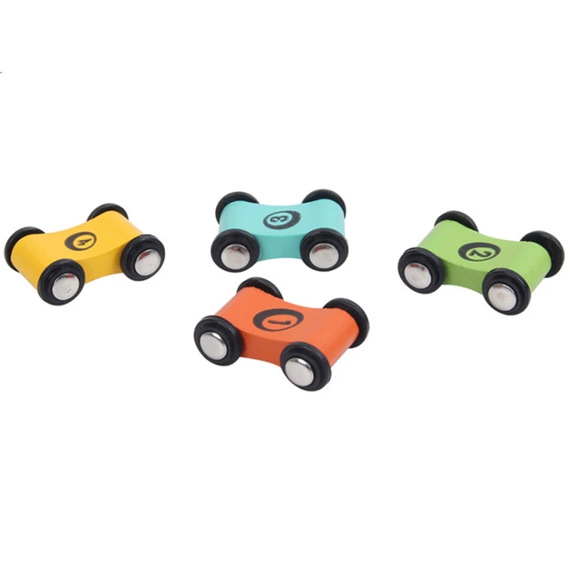 Toy wooden slide car inertial pull-back glider mini Taxi Model Inertia Sliding Rail Car Mini Small Gift Toys for Children | Игрушки и