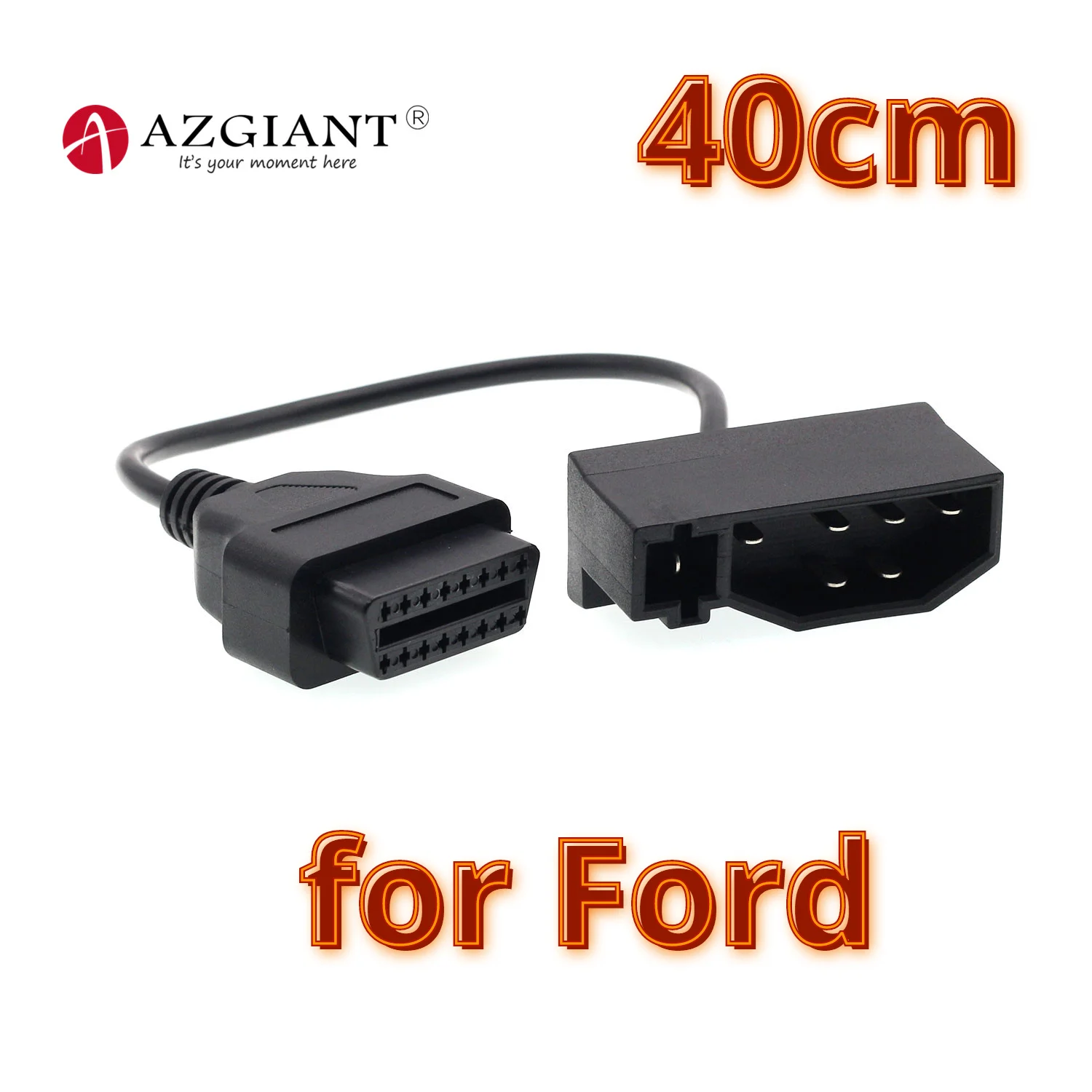 

Диагностический 16-контактный кабель-адаптер OBD1 к OBD2 OBDII для Ford, 40 см