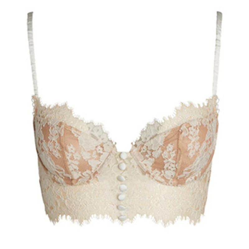 

Breathable Lace Backless Bralette Women's Invisible Bra with Sexy Soft Fixed Straps for Summer Skirt Backless Costume 066C