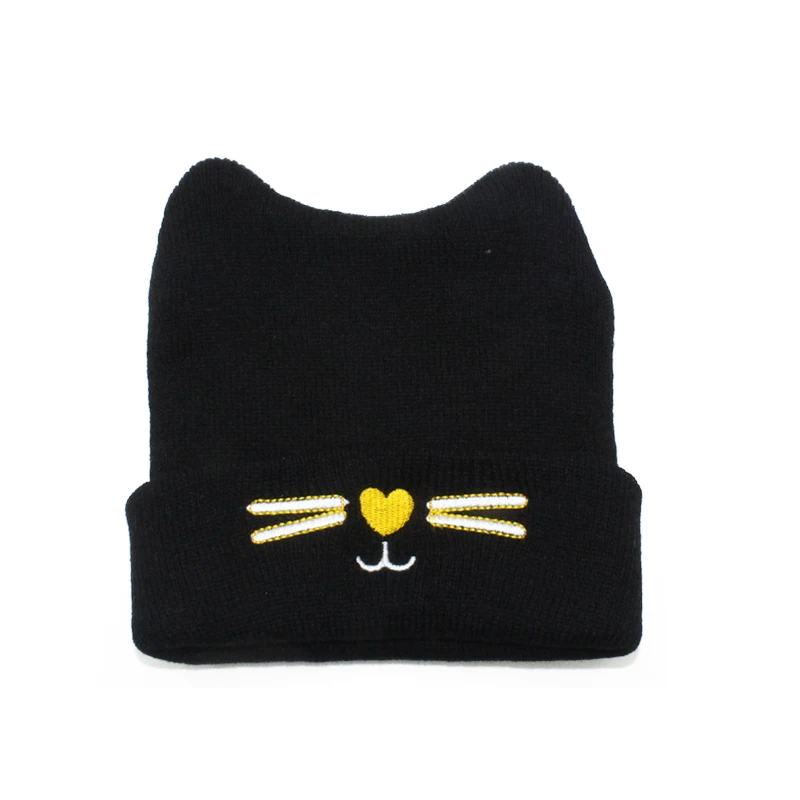 2020 Winter Autumn Hats For Kids Cartoon Cat Ears Infant Baby Toddler Girl Boy Warm Cute Beanie Hat Knitting Cap Christmas Gift | Детская