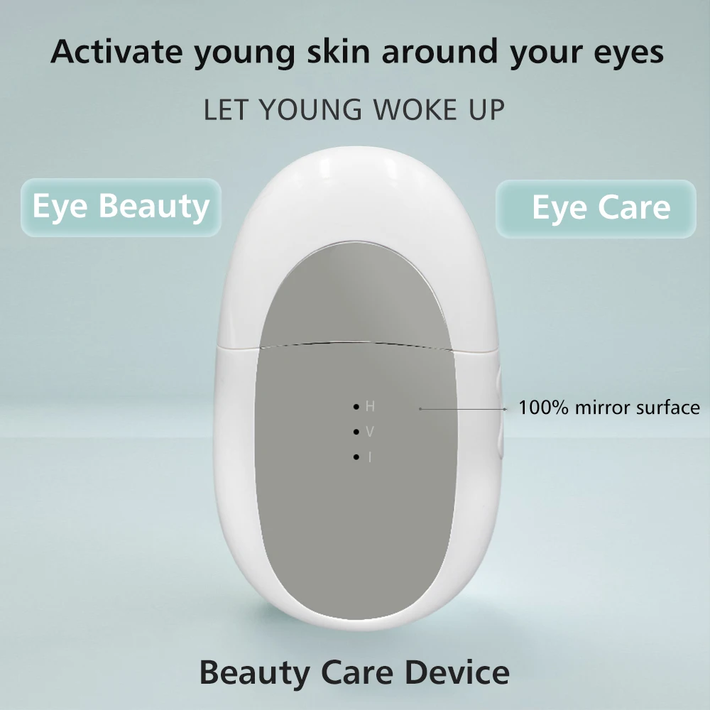 Электрический глаз массажер для лица с напылением из EMS вибрации против морщин