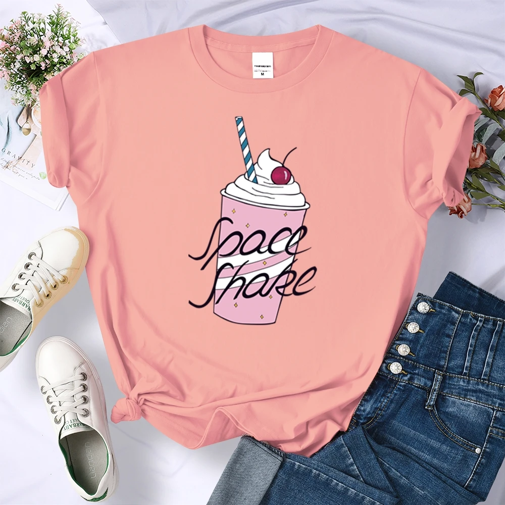 

Cartoon Berkeley Chips/Ice Cream Printed K-pop Women T Shirt 2021 Summer Rocket Fries Funny Tops Tees Brand Harajuku T-Shirt XFU