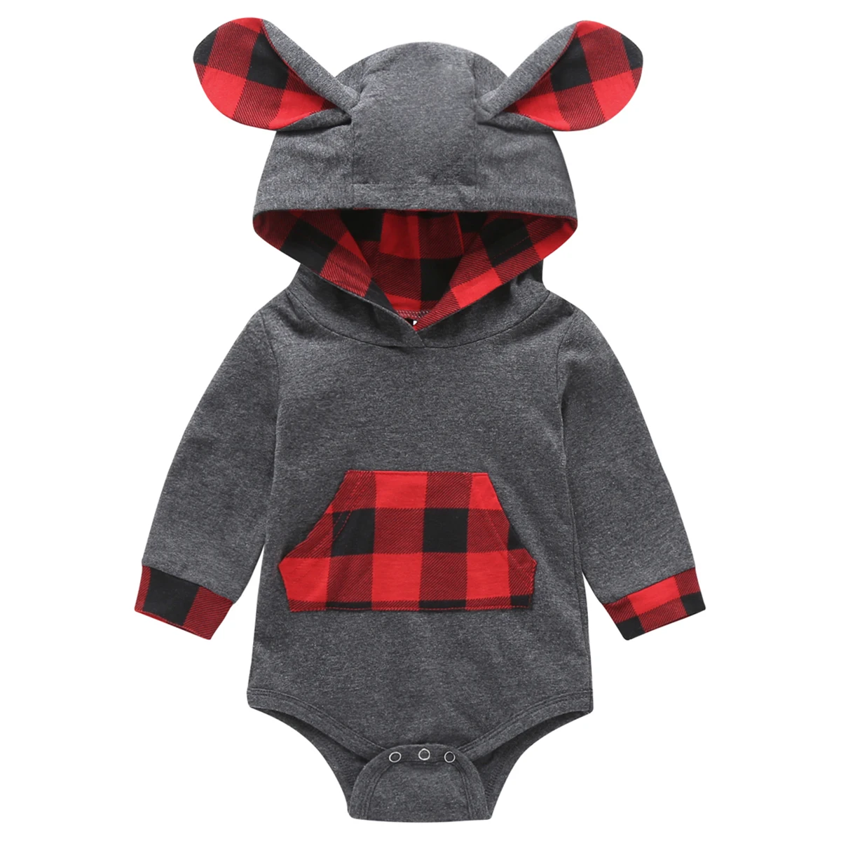 Повседневная одежда для маленьких мальчиков кофта в клетку с длинным рукавом и