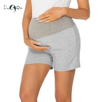 maternity summer casual shorts elastic waist pants pregnancy high waist clothes shorts maternity pregnant loose pants plus size