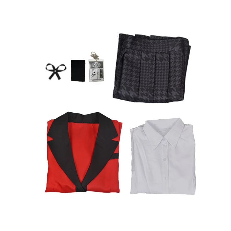 

Jabami Yumeko Cosplay Kakegurui Compulsive Gambler Yumeko Jabami Cosplay Costume Ryota Suzui man Halloween Woman Party Costumes