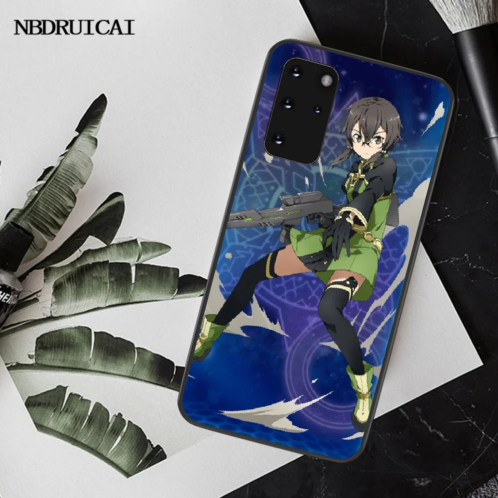 NBDRUICAI японский меч искусство онлайн чехол для телефона Samsung S20 plus Ultra S6 S7 edge S8 S9 S10 5G |