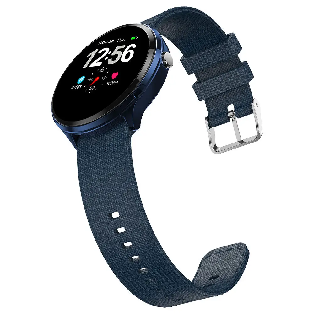 Makibes T4 Pro Men'S Smart Watch Waterproof Toughened Glass Smart Band Fashion Fitness Tracker Blood Oxygen 1.3 Inch Bracelet