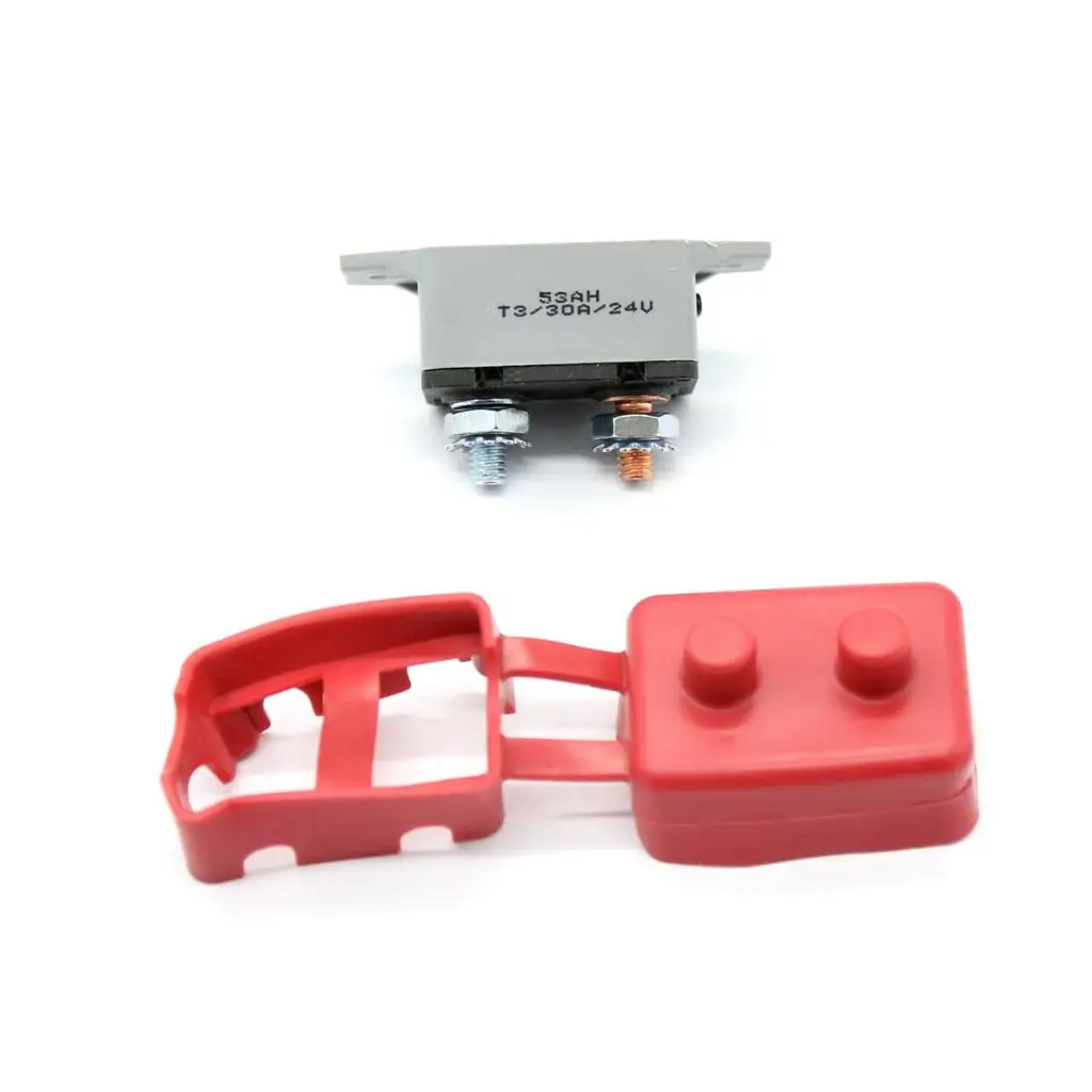 30 Ампер ручной сброс автоматический выключатель с ремнем Защитная крышка