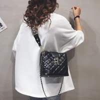 2021 luxury brand handbags womens bag fashion chain one shoulder crossbody bag leather wide shoulder strap womens designer bag