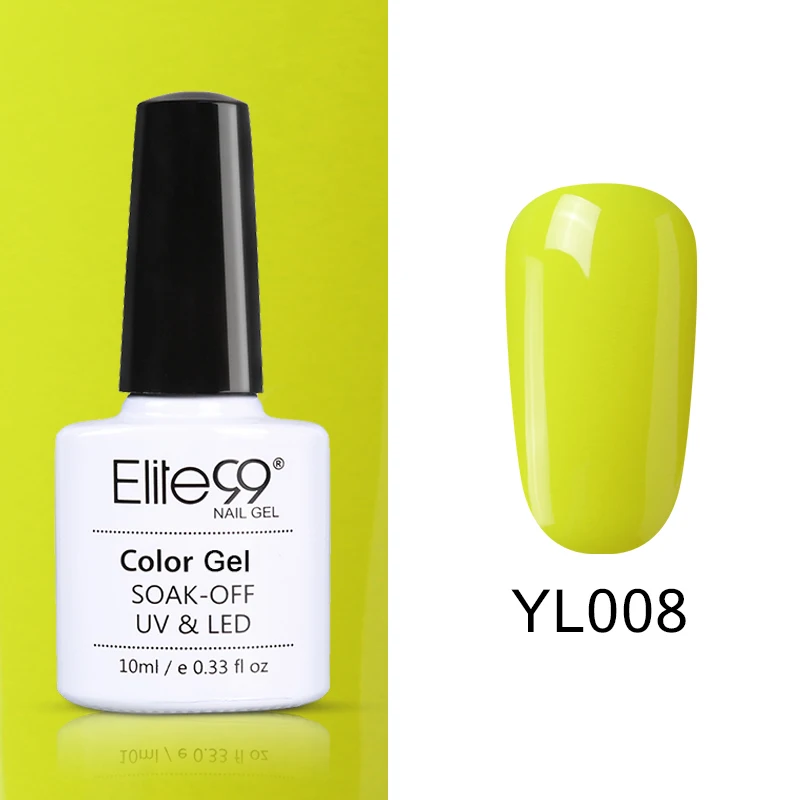YL008 Elite99 Гель-лак для ногтей замачиваемый УФ-гель серого цвета гель лак Vernis Полупостоянный лак для нейл-арта гель-лаки - Цвет: YL008
