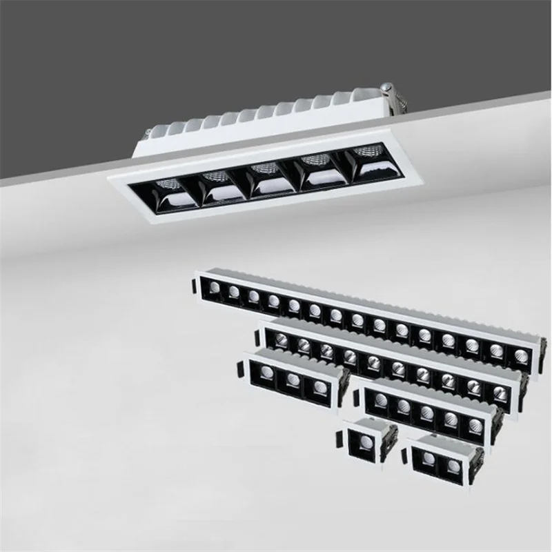 

Dimmable recesso tira cree led luzes de teto 2w 4w 6w10w 20w 30 cob led para baixo luzes ac85 ac85 265v led strip lÃ¢mpada ilumin