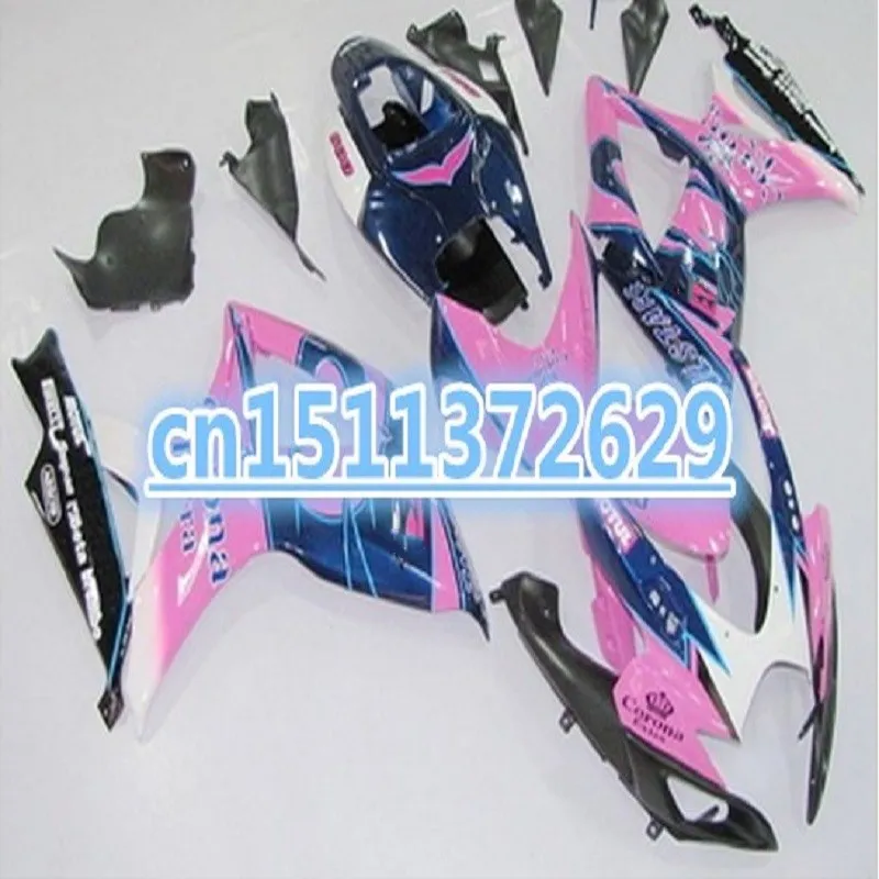 

Комплект обтекателей под давлением для GSXR 600 750 K6 06 07 GSXR600 GSXR750 2006 2007 ABS розовый черный синий комплект обтекателей