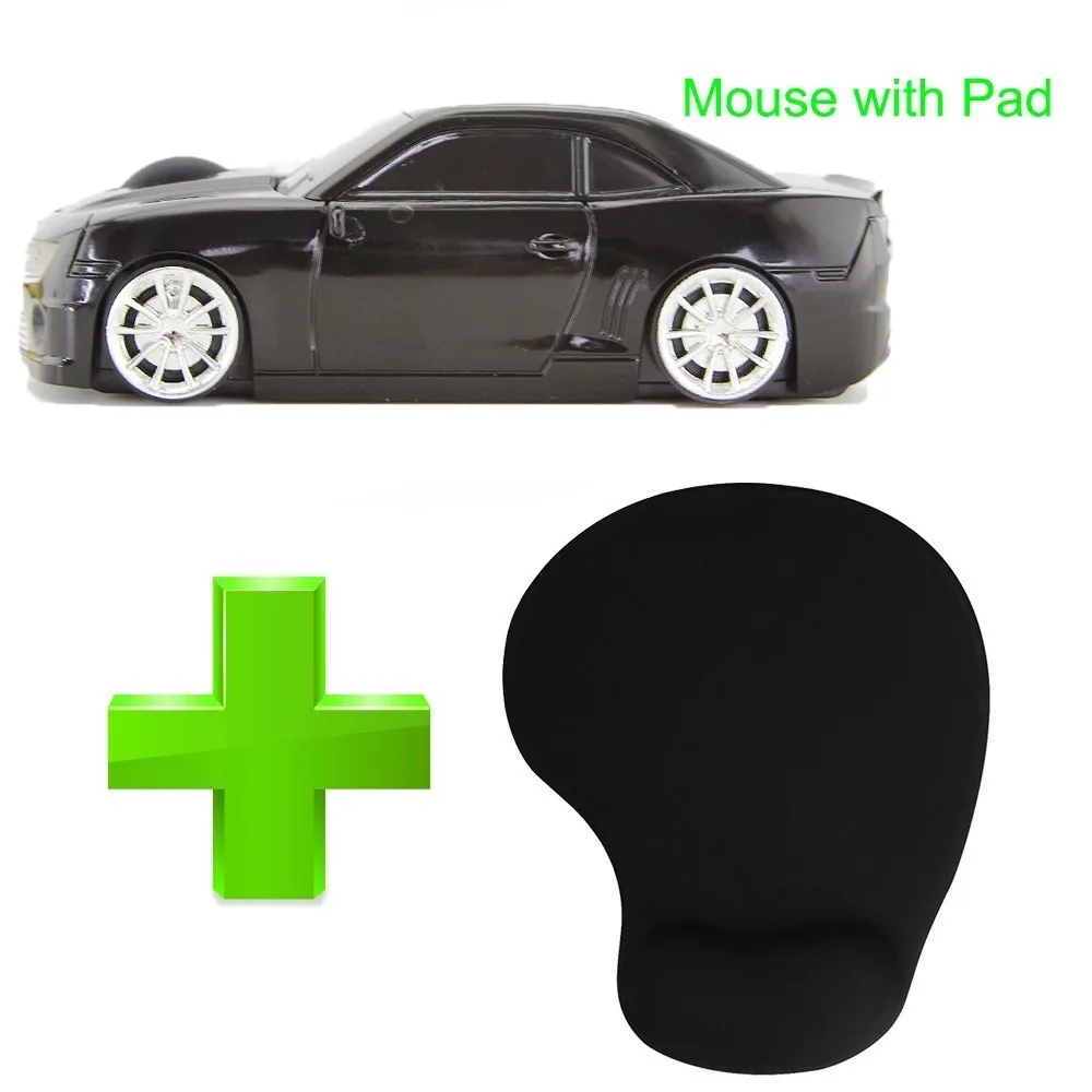 CHYI USB Беспроводная оптическая мышь для геймера 3D классная Спортивная Автомобильная мышь Sem Fio 16000PDI компьютерные мыши с ковриком для Мыши для ПК и ноутбука