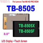 Оригинальный ЖК-дисплей 8,0 дюйма TB-8505 для Lenovo Tab M8 HD PRC ROW TB-8505 TB-8505X, ЖК-дисплей с сенсорным экраном и дигитайзером в сборе