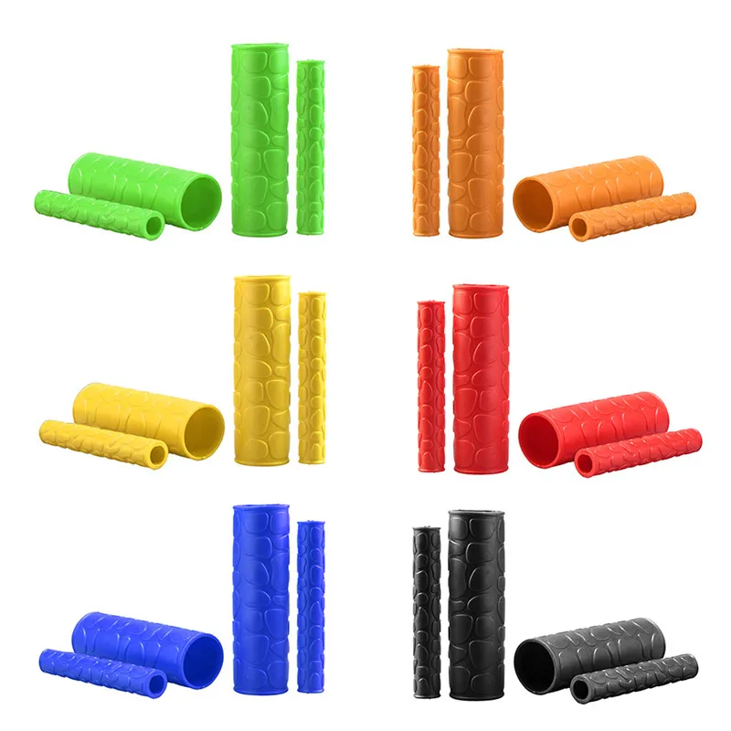 

4PC Handlebar Grips Cover Universal Motorcycle Grips Handlebar Soft Rubber Bar Brake Handle Silicone Sleeve