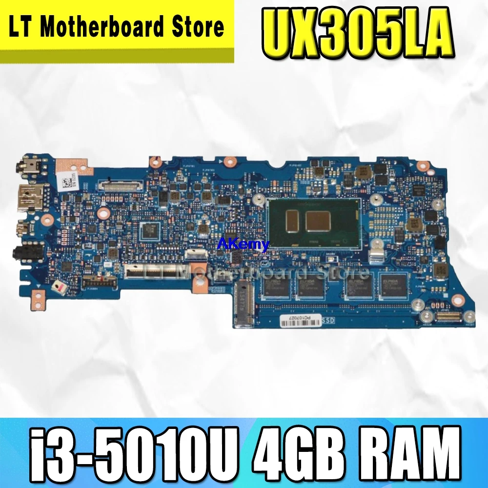 Материнская плата для ноутбука UX305LA For Asus UX305 UX305L U305L U305LA 100% протестированная с i3