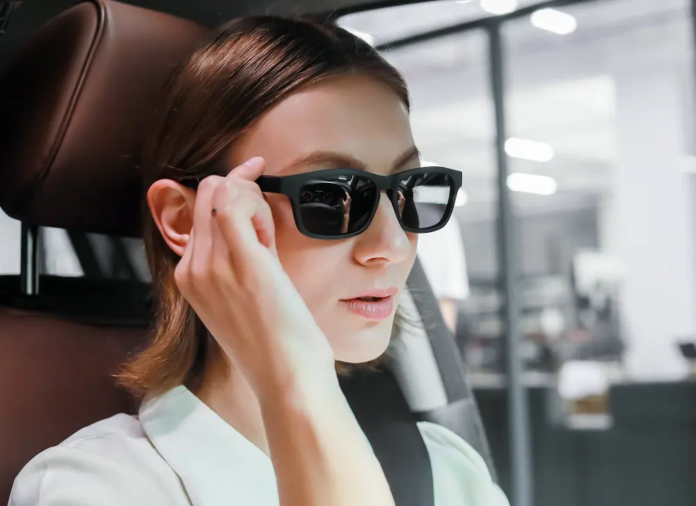 K18 Портативный Универсальный Водонепроницаемый умный Bluetooth Вызов Bluetooth музыка может быть оснащен анти-синими линзами поляризованные солнцезащитные очки