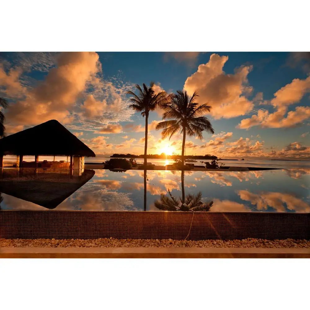 

Алмазная 5d картина «сделай сам» с видом моря, кокосовое дерево, полная вышивка, вышивка крестиком, мозаика, Набор для творчества, домашний де...