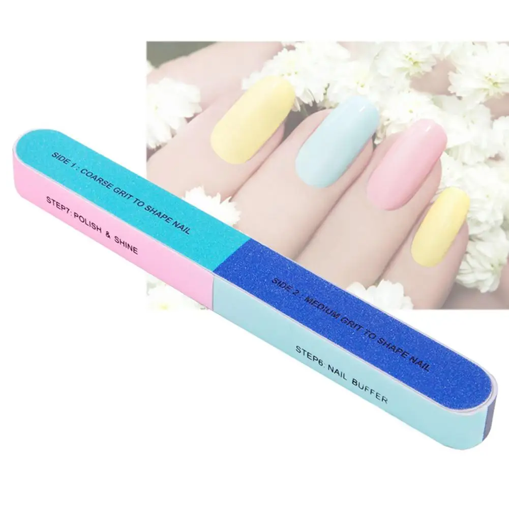 Креативная Функция Печать пилочка для ногтей шлифовальный буфер маникюр с