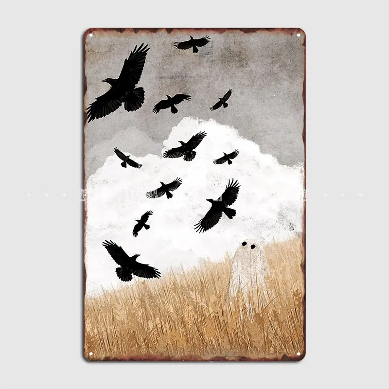 

Металлический плакат Вальтер и ворона, настенный, паб, кинотеатр