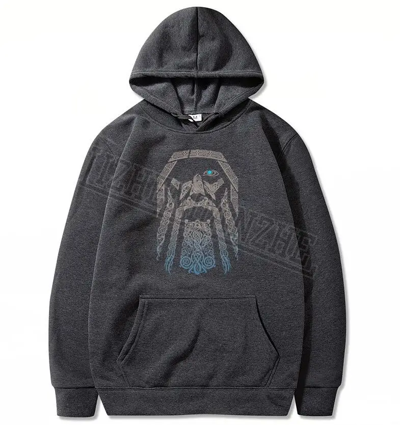 Толстовка мужская с круглым вырезом Свитшот в ретро стиле викинги один подарок