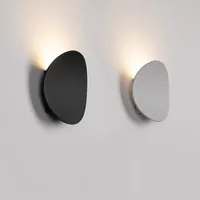 Modern Indoor Outdoor 7w Led Wall Lamp Bathroom Bedside Stair Aisle Wall Sconce Light Black White Aluminum Wall Lighting Fixture