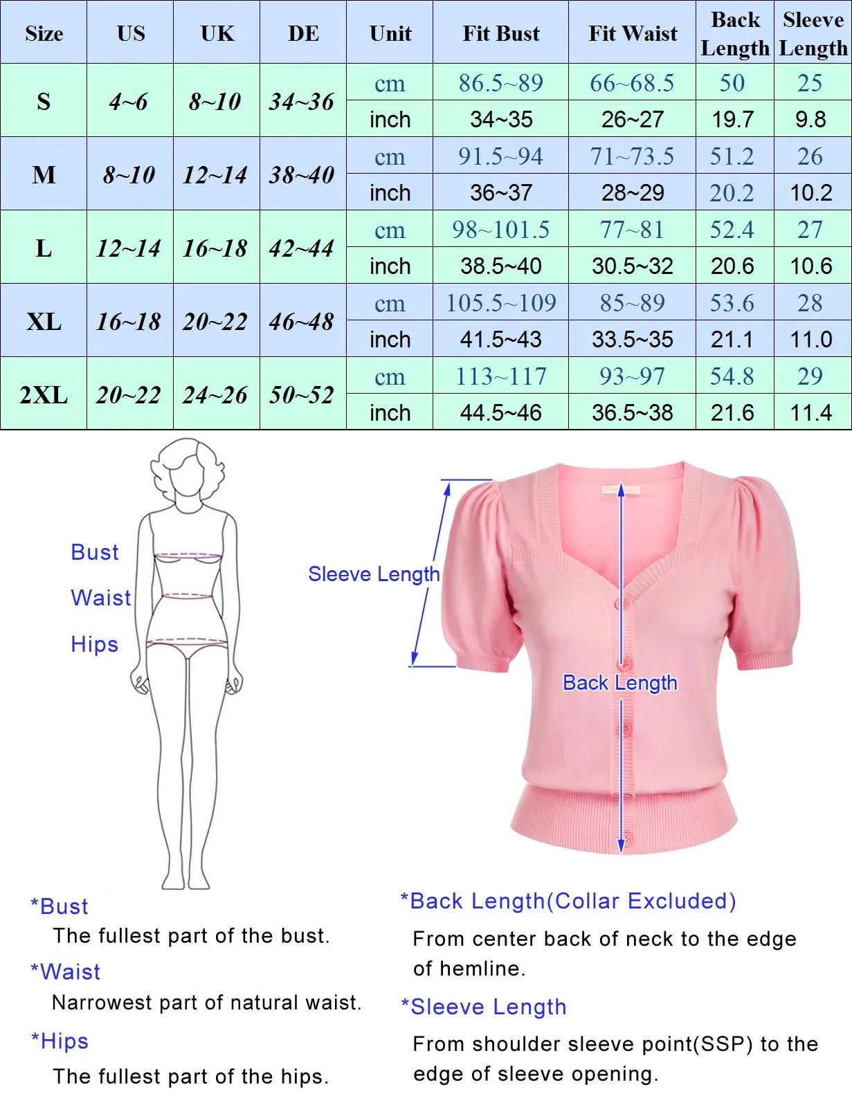 

Women Solid Cardigan Sweater Ultra Soft Knitted Fabric Tops V-Neck Puffed Short Sleeve Knitwear Coat