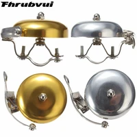 new vintage bike bell chrome retro bicycle handlebar bell safety cycling loud ring accessories horn crisp clear sound alarm