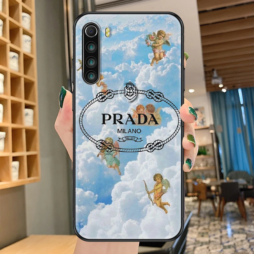 

Italy Brand Fashion Phone case For Xiaomi Redmi Note 7 7A 8 8T 9 9A 9S 10 K30 Pro Ultra black pretty coque trend Etui 3D funda