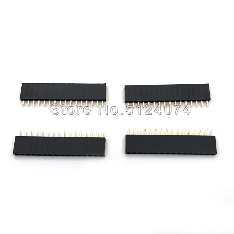 Однорядный гнездовой штырьковый разъем 20 шт./лот 16 контактов 2 54 мм 1*16P прямой