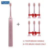boyakang ultrasonic electric toothbrush intelligent reminder ipx7 waterproof 4 cleaning modes dupont bristles adult usb charger