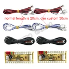 Новый usb-энкодер с нулевой задержкой для ПК джойстика и кнопки для MAME  Fight Stick управления DIY аркадная игра набор деталей