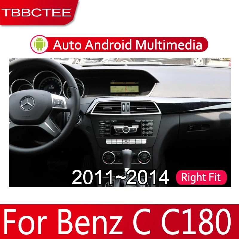 Автомобильный Android система 1080P ips ЖК-экран для Mercedes Benz C Class C180 2011~ Автомобильный Радио плеер gps Навигация BT WiFi AUX
