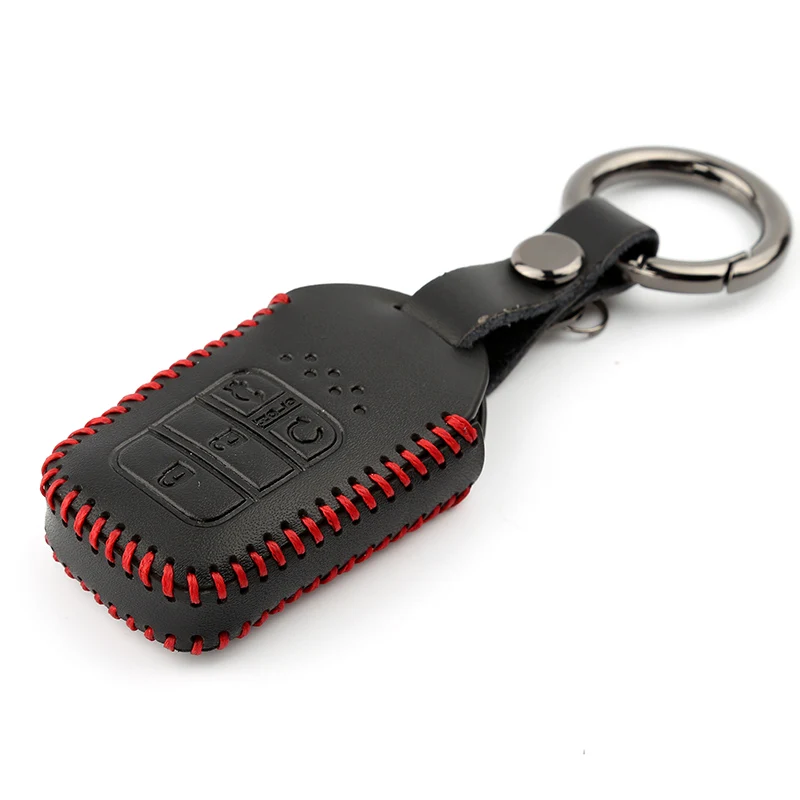 

Leather Car key Cover Case For Honda Civic CRV CR-V Accord Pilot HR-V City Vezel Jade Jazz Fit Freed 2015 2016 2017 2018 2019