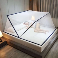 foldable bottomless student dormitory mosquito net household encryption single door mosquito net cover bed canopy