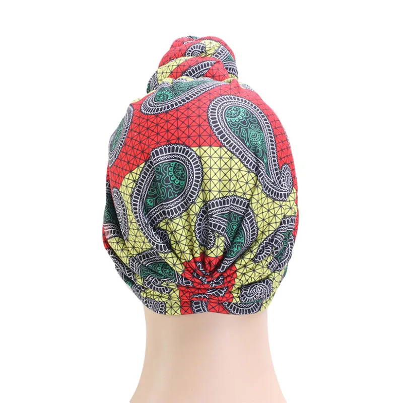 Цветочный принт Бандана Платок старинный головной убор для женщин аксессуары