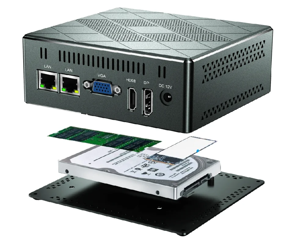 CK6 мини ПК Intel Core i5 5257U 4G/8G RAM 64G/128GB/256GB/512GB SSD Win10 Linux Dual WIFI 2 4G + 5 8G VGA DP RJ45 USB3.0|Мини ПК| |