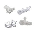 Овальный Алмазный Треугольник шестиугольной формы помадка украшение торта жвачка паста кондитерский сахар ремесленный резак молд инструменты