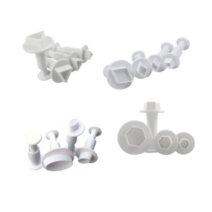 Овальный Алмазный Треугольник шестиугольной формы помадка украшение торта жвачка паста кондитерский сахар ремесленный резак молд инструменты