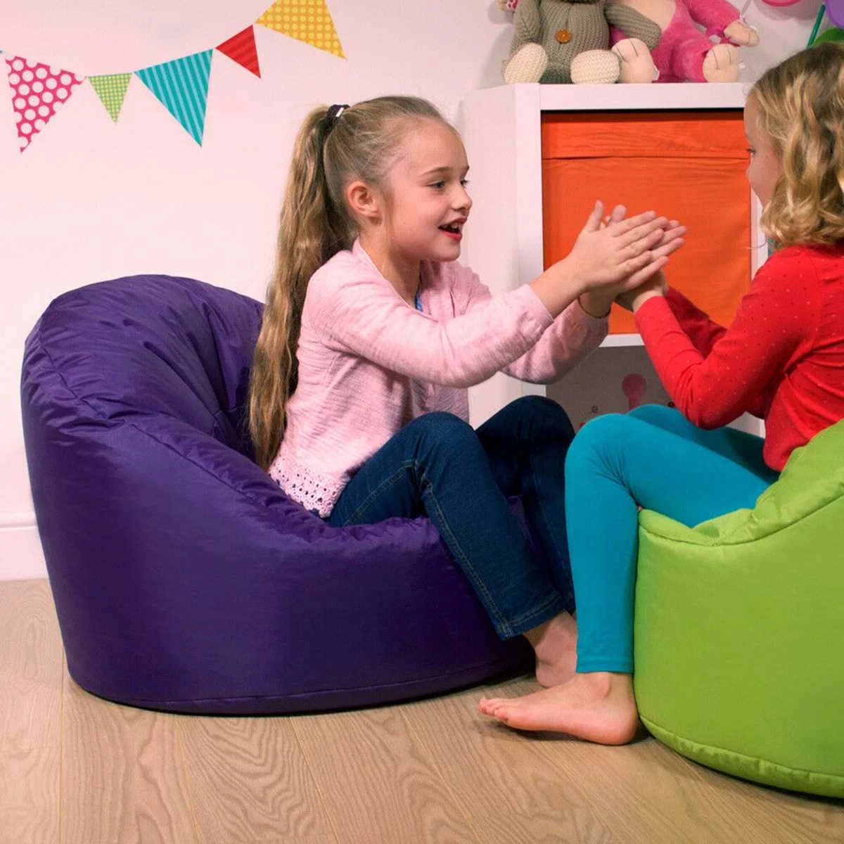 

Kids BeanBag Sofa Cover Chairs without Filler Waterproof 420D Oxford cloth Lounger Seat Bean Bag Puff Couch Tatami Living Room