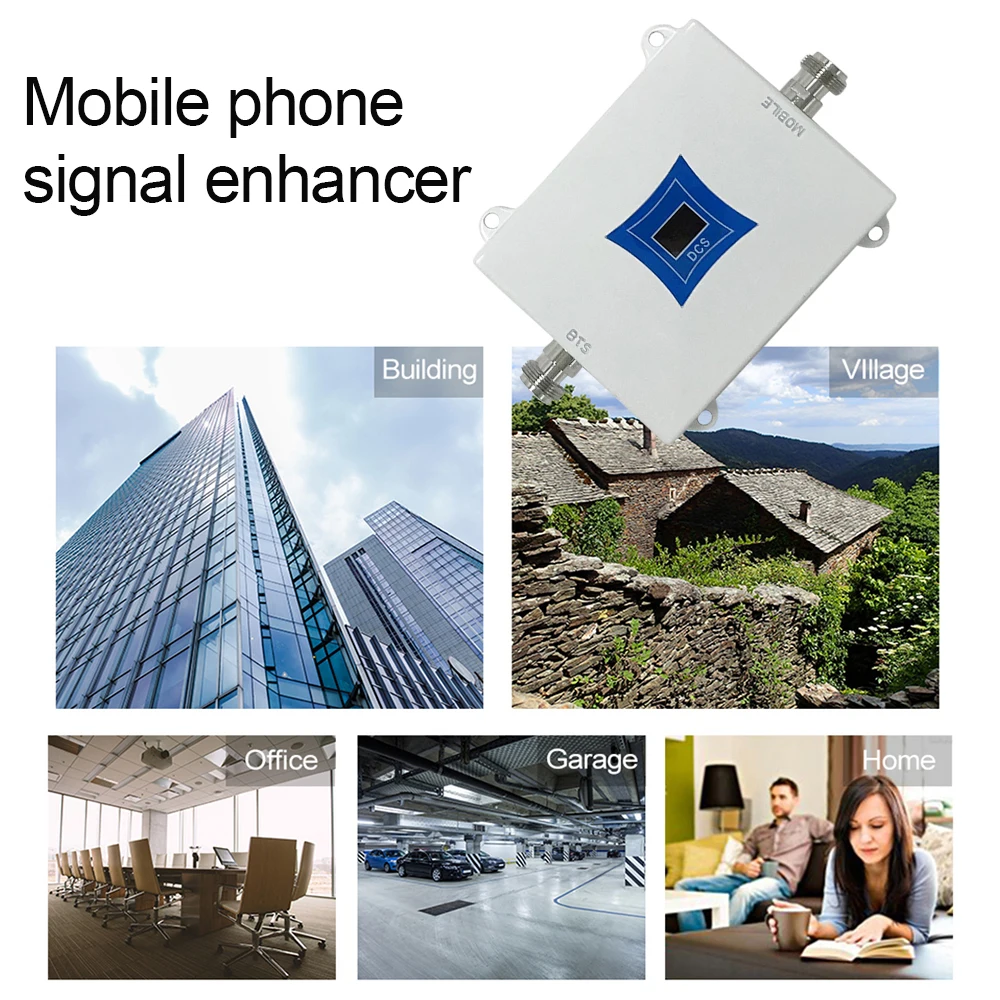 

1800MHz Cell Phone Cellular Signal Booster 4G Mobile Phone Cellular Communication Amplifier for Home Office