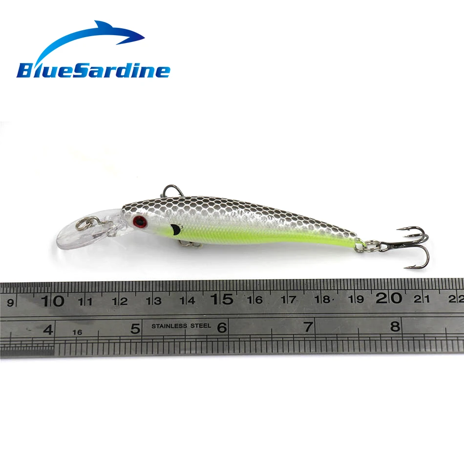 

BlueSardine 7G 9.5CM Minnow Fishing Lures Hard for fishing Bait Isca Artificial Fish Tackle