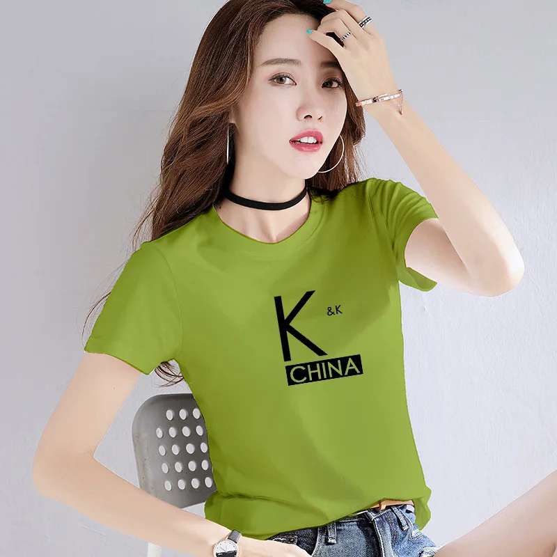 

T Shirt Women Clothes 2020 Fashion Tee Top Fashion Cotton Ladies red Tee Shirt